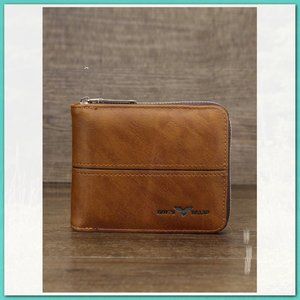 New Men Letter Graphic Small Wallet 170
